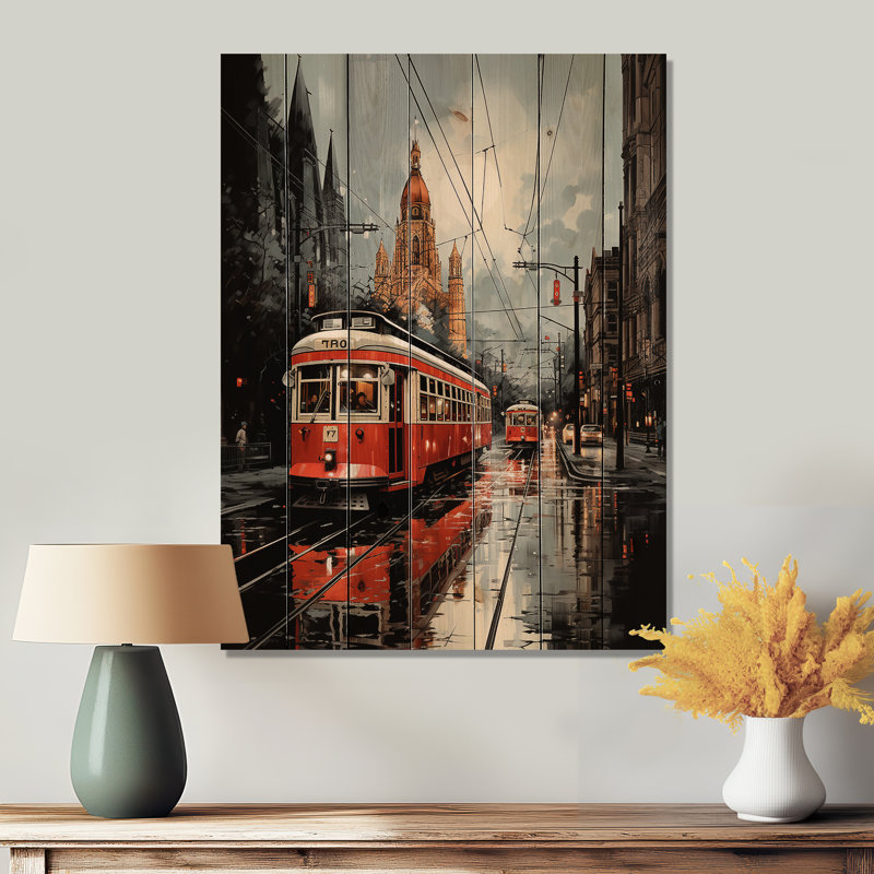 Toronto Urban Contrast I sur bois, H 40 po x l 30 po x P 0,78 po