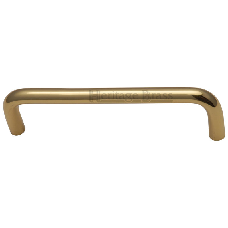 Heritage Brass Heritage Cabinet Pull Wire Design, Polished Brass, 16cm L x  0.8cm W