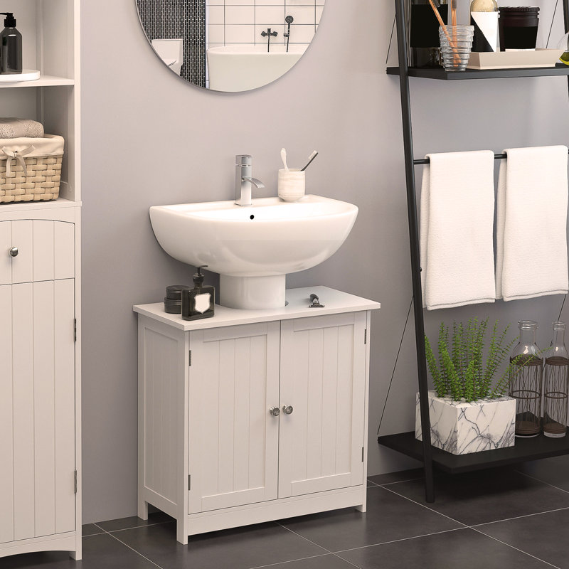 24” Pedestal Sink Bathroom Vanity Cabinet -