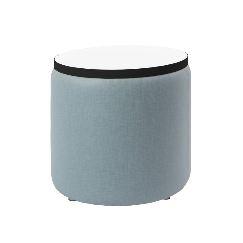 Table ronde avec repose-pieds 18 po Pro Series, Bleu