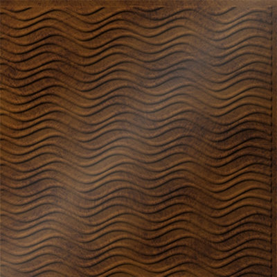 Wavation Horizontal MirroFlex 4ft. x 8ft. Glue Up PVC 3D Wall Panels 96 sq.ft.