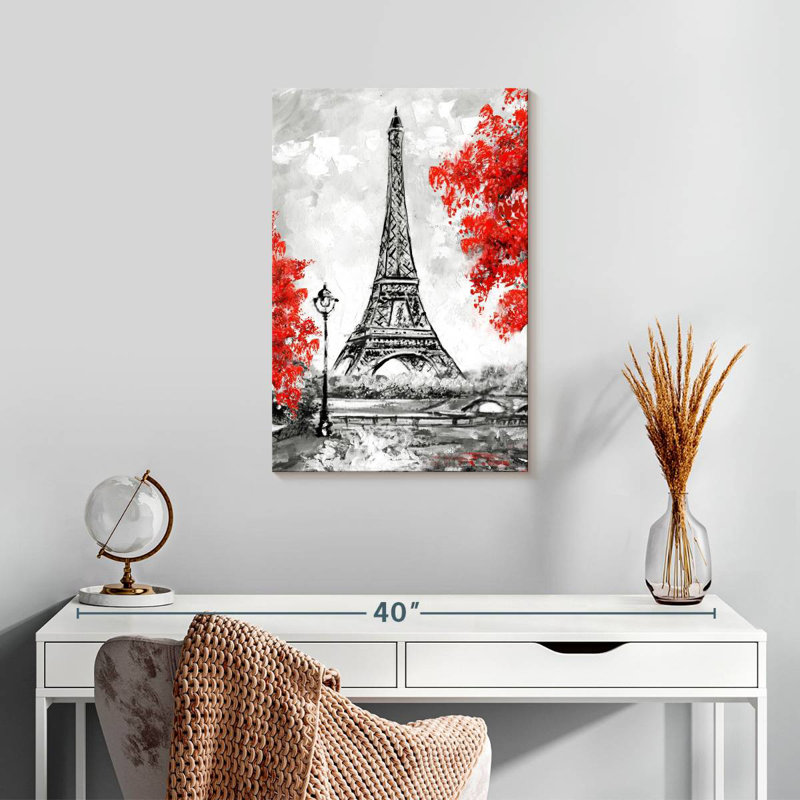 Aime Eiffel Tower Paris, 24" H x 16" W