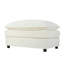 Canapé modulaire en chenille beige avec repose-pieds et canapé-lit modulaire en L pour salon et appartement-125954671