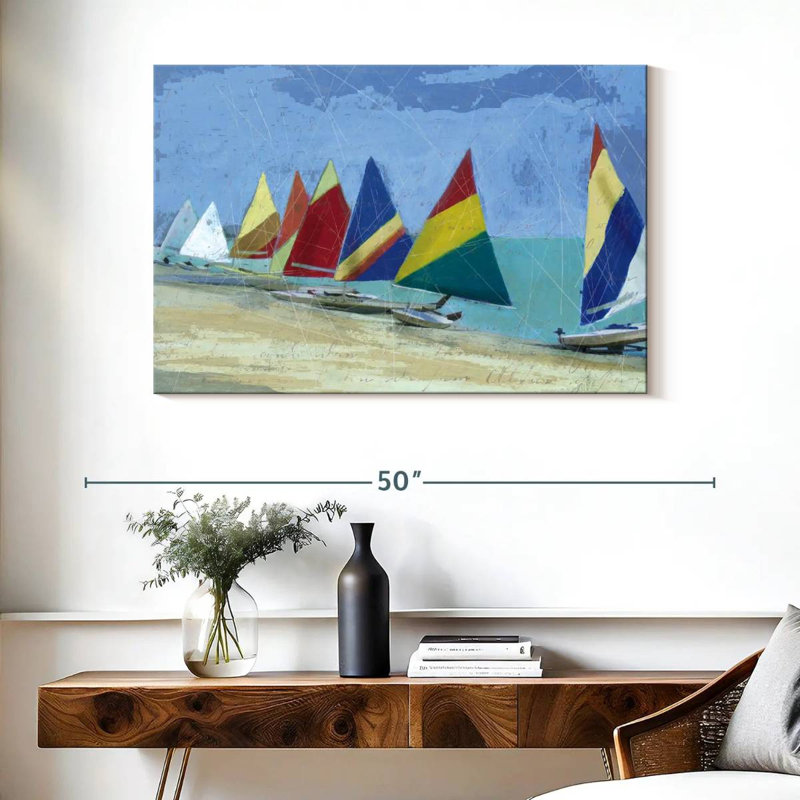 Sailboats Aletra, H 26 po x l 39 po