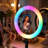 10" RGB Ring Light with 63" Tripod Stand and Cellphone Holder Dimmable