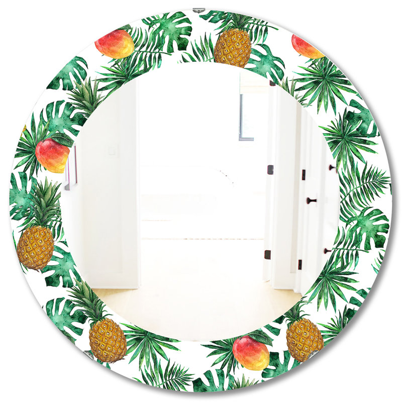 Miroir mural Tropical Mood Foliage 7, H 31,5 po x l po