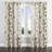 Country Farmhouse Curtains for bedroom - Black Azaylea Grommet Curtain - 1 Panel-880269196-880269201