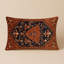 Coussin décoratif à carreaux brun intérieur et extérieur-115218943-115219057