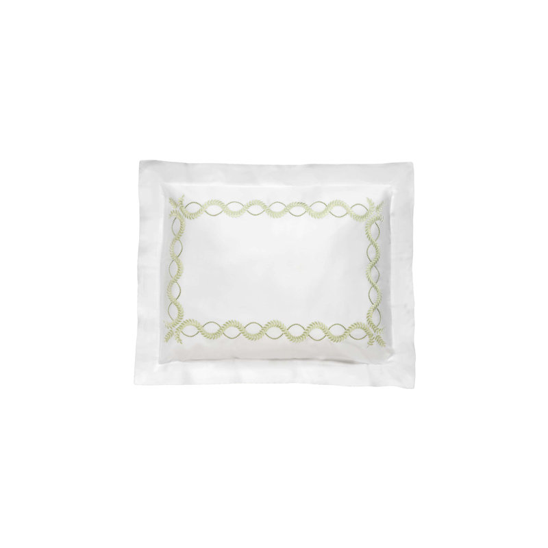 Diana Embroidery By DEA Cotton Pillow Sham, Standard