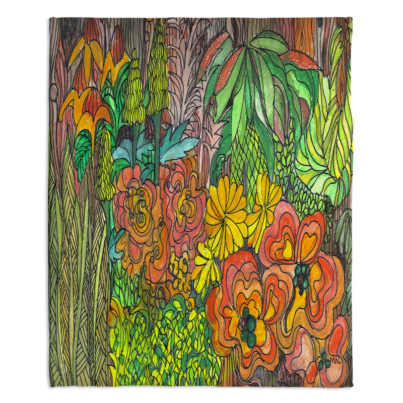 Couverture tropicale , 51 po x 60 po