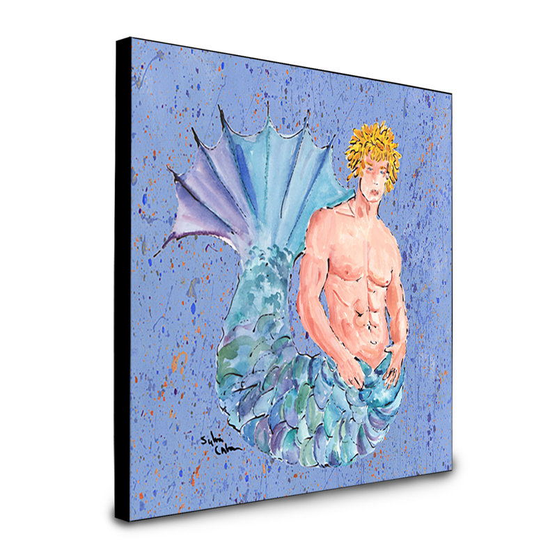 Panneau mural merman art Genevra