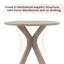 Table bistro d'extérieur en bois d'acacia