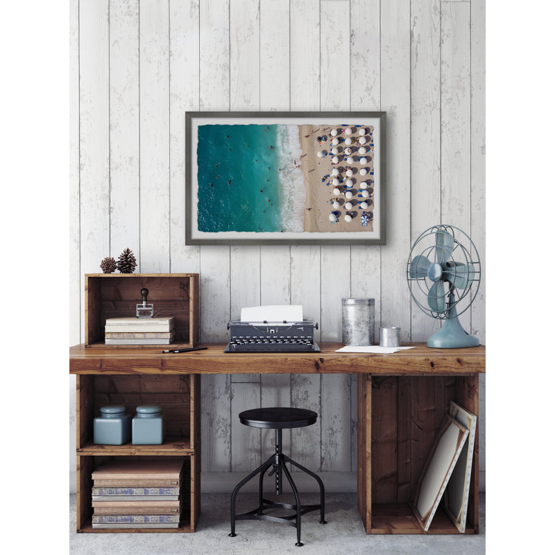 Beach Days - Single Picture Frame Painting, 41 cm H x 61 cm W x 3.81 cm D