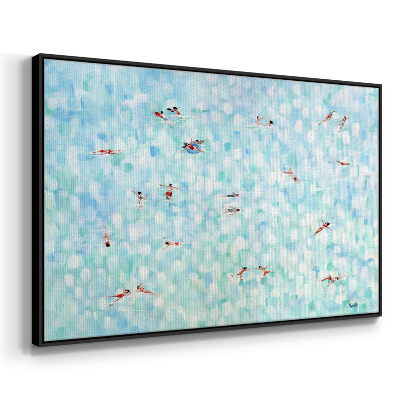Endless Horizons - peinture sur toile tendue, H 25 po x l 17 po x P 2 po, Toile encadrée noire