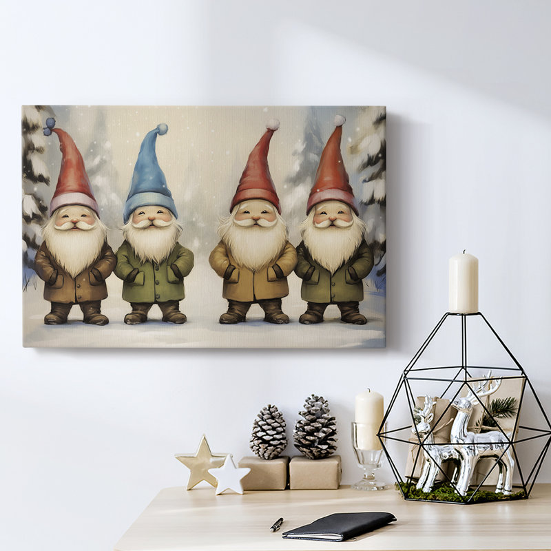 Art des Fêtes de Noël - Toile tendue avec châssis - Série 3-XXVII, H 40 po x l 60 po