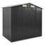 Garden Shed with Rack 205x130x183 cm Iron-1598157139