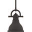 Mini-luminaire suspendu 1 lumière de 7 po de large Longshore Tides V1185 - Bronze