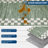Scalloped Area Rug Machine Washable Modern Throw Rug, Stain-Resistant Geometric Accent Carpet, Non-Shedding Border Easy Cleaning Floor Mat-1614728786