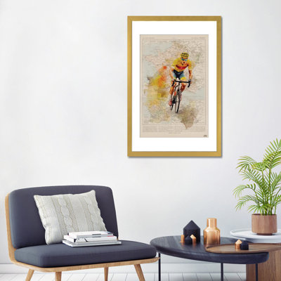 Tour de France, aquarelle