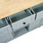 Kitchen Cart With Rubber Wood Drop-Leaf Countertop-1440312813