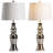 Set Of 2 Glass Table Lamps