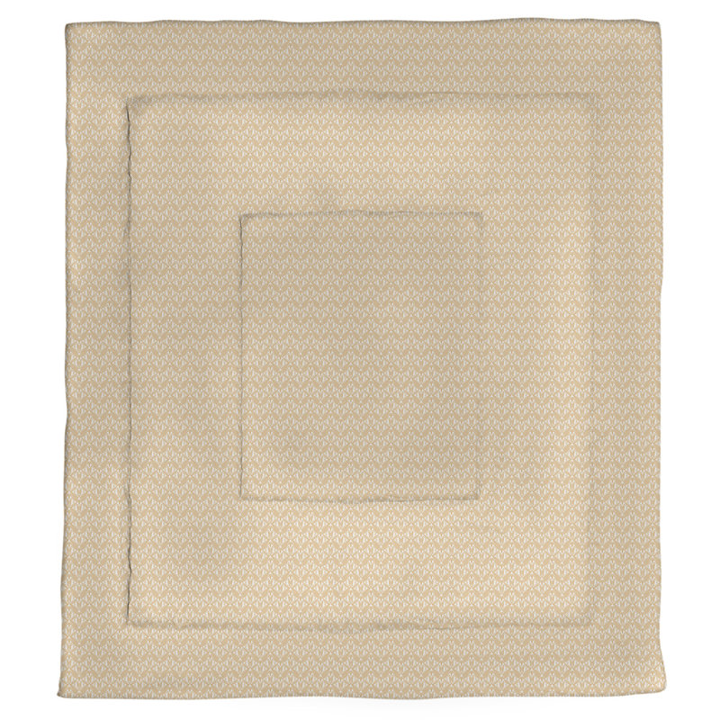 Édredon simple réversible Art déco Katelyn Elizabeth, Édredon très grand, Orange clair