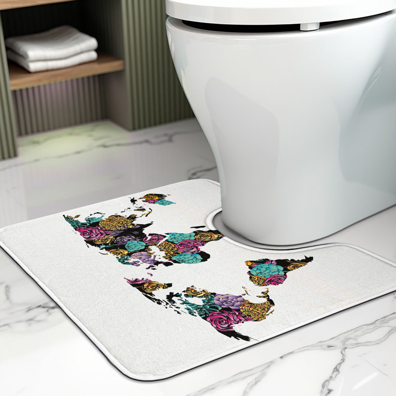 Tapis de salle de bain Shabby Flora