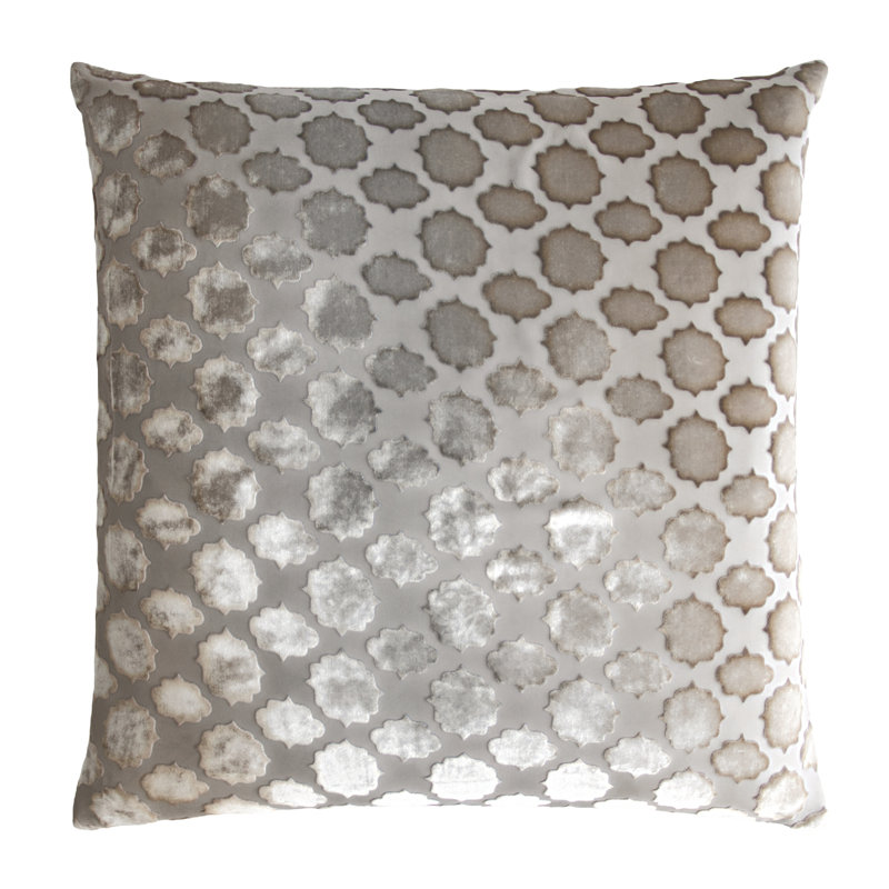 Square Velvet Pillow Cover & Insert, 18" x 18", Coyote