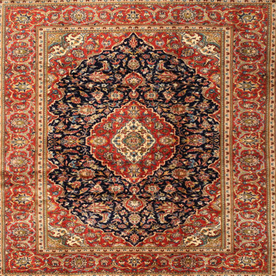 Tapis de style oriental rouge