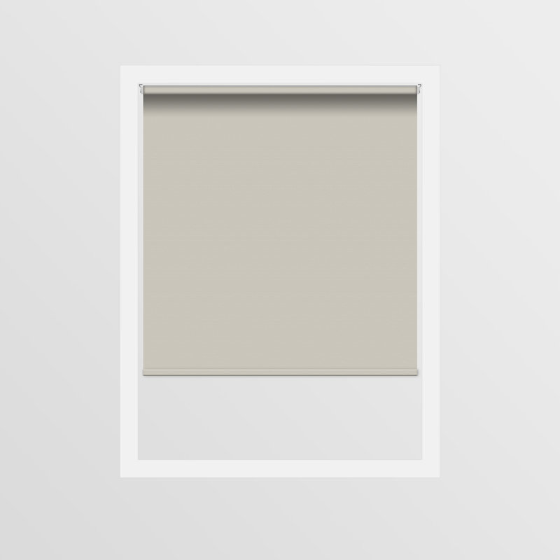11 Room Darkening Roller Shade, Grey, 61"L x 48"W