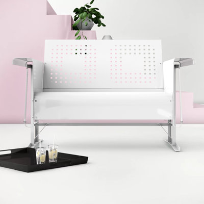 Kutcher 48.75'' Wide Metal Loveseat