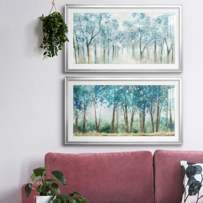 Printemps bleu - ensemble de 2 cadres photo