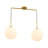 Greville 2 - Light Gold Kitchen Island Pendant