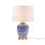 Lampe de table bleue en céramique