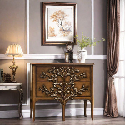 Rustic Retro Classic Porch Cabinet Accent Chest