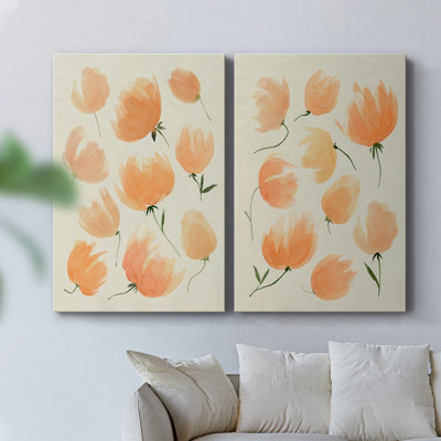 FallenFlowersI-Premium Gallery Wrapped Canvas -Ready to Hang