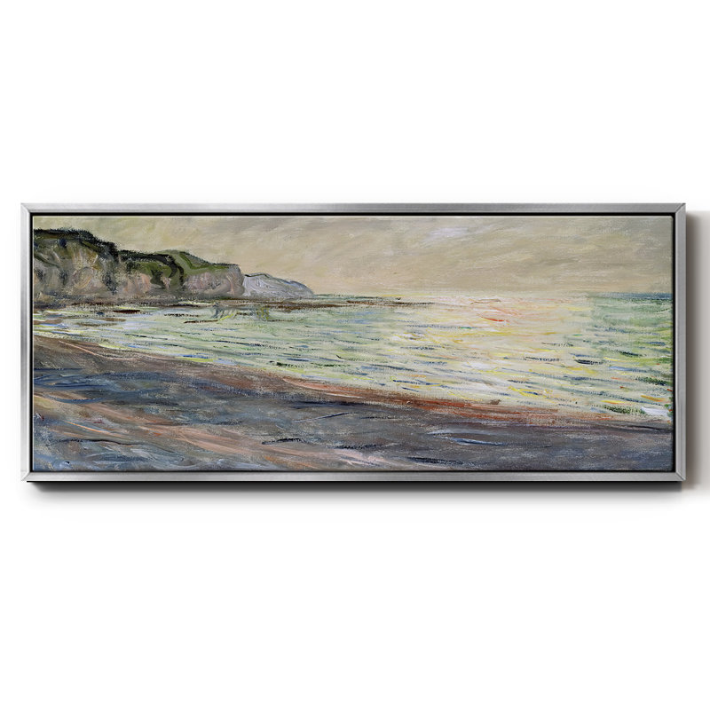 Pourville, coucher de soleil, 1882 - Toile encadrée