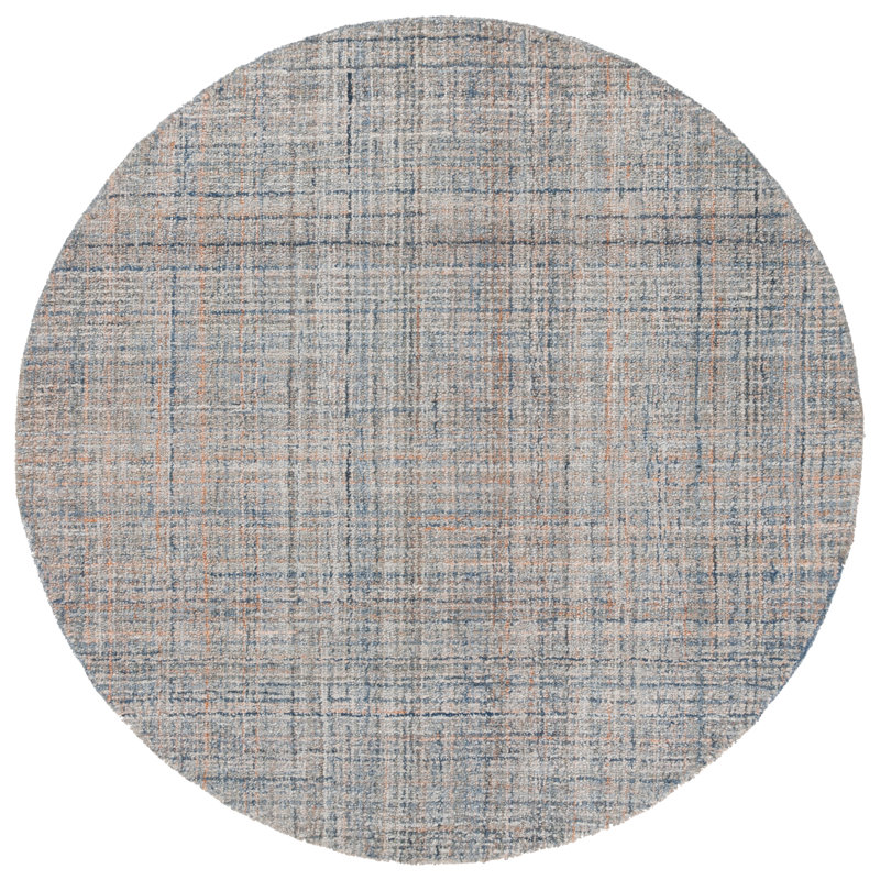 Larey Hand Tufted Performance Rug, Round 6'