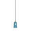 Suspension Ahern Mini, finition nickel brossé, 11,4 cm (L) x 16,5 cm (H), verre bleu dégradé-1926115172-1926115173