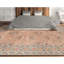Hand Knotted Wool Oriental Area Rug in Rose And Green