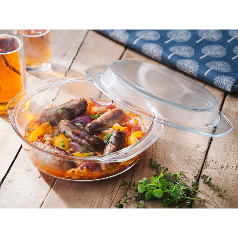 Judge, Kitchen - Glass Round Casserole Dish, 2 L