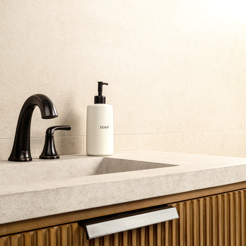 Betonica 24 in. x 48 in. Matte Porcelain Concrete Look Floor and Wall Tile, Canvas