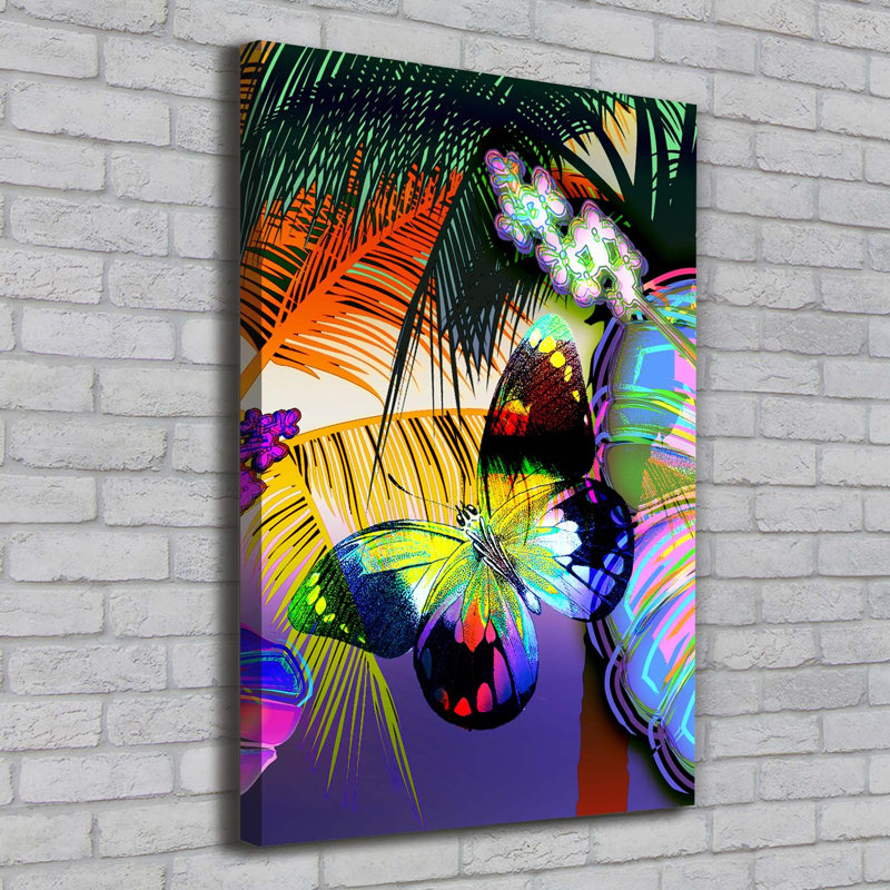 Colorful Flowers - Wrapped Canvas Print
