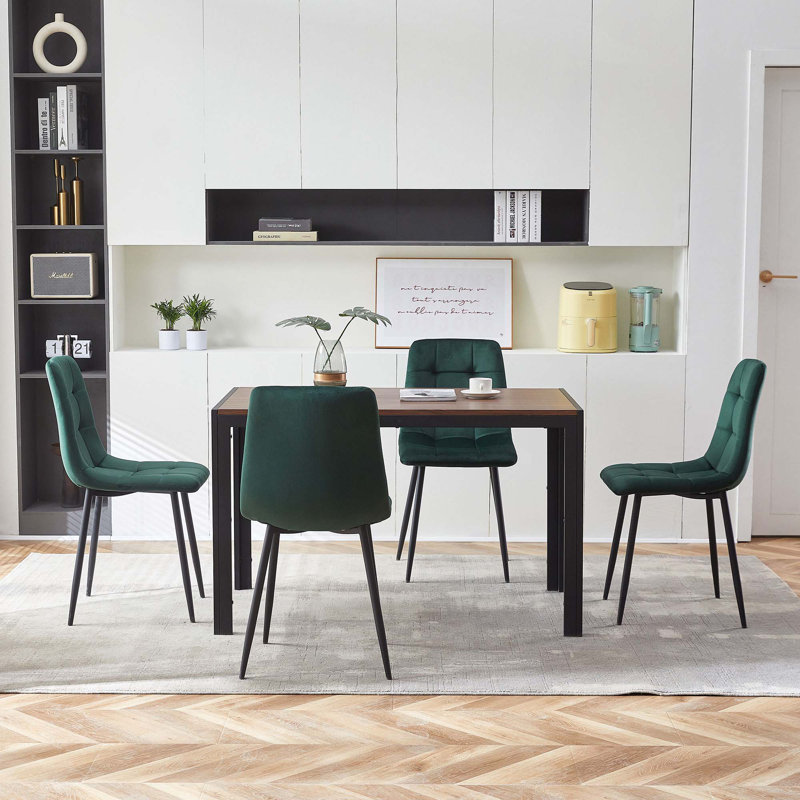 Chaise de salle à manger Hammersdale, 4, Vert