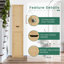 67.13" Tall Storage Cabinet with 2 Doors & 1 Drawer-1605220440