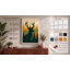 Deer in the Forest Scandinavian - Wrapped Canvas-1867052-1867030
