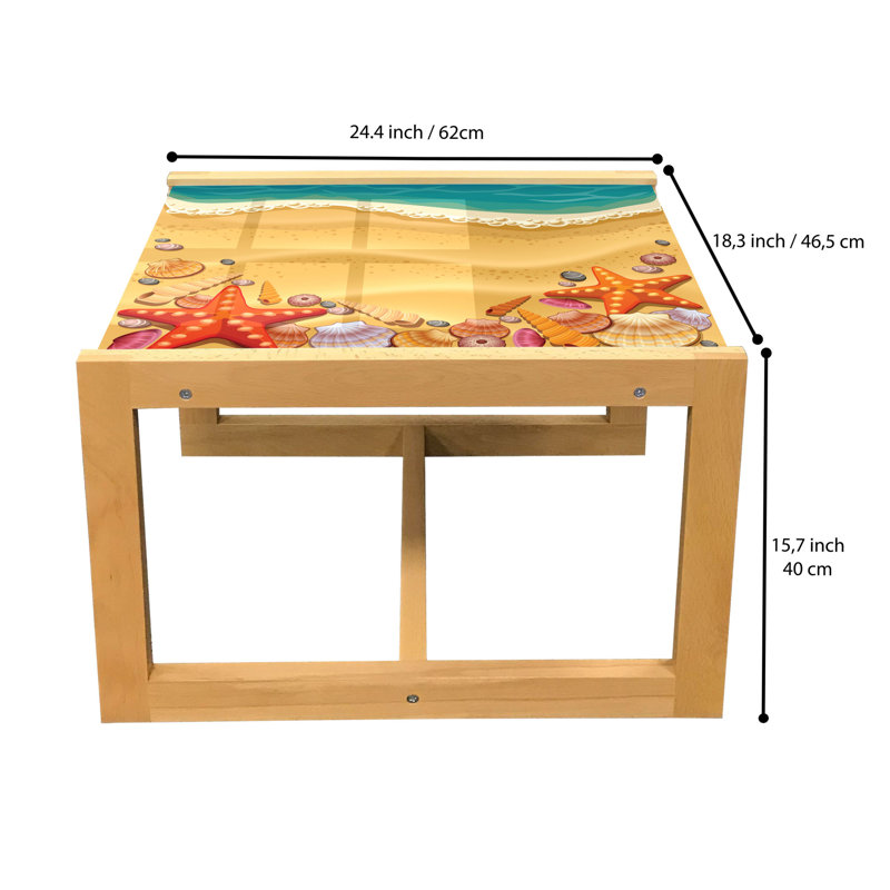Jamesa Sled Coffee Table, 62cm H x 46cm W x 40cm D