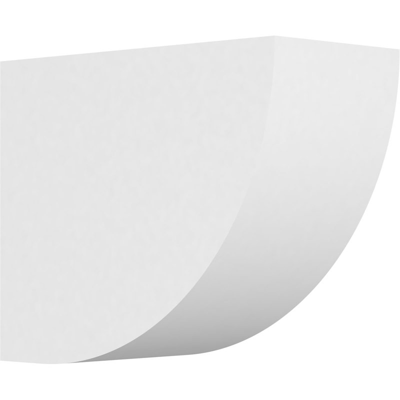 Queue de chevron standard en PVC de qualité architecturale Durham, H 10 po x L 6 po x P 12 po