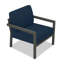 Vivant Patio Chair with Sunbrella® Cushions-420865943-518968509