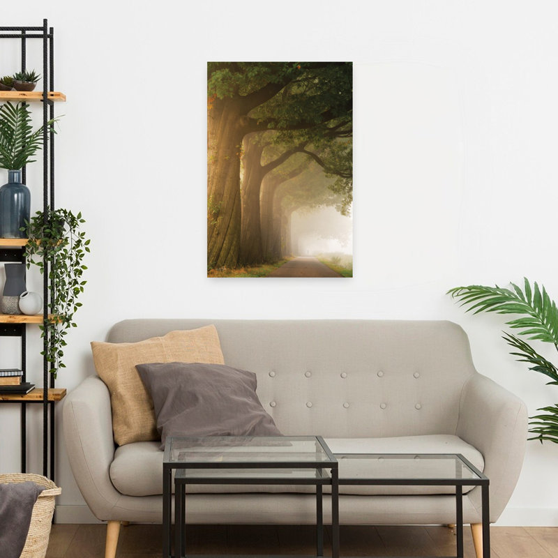 Art contemporain, paysage torsadé abstrait, H 24 po x l 16 po